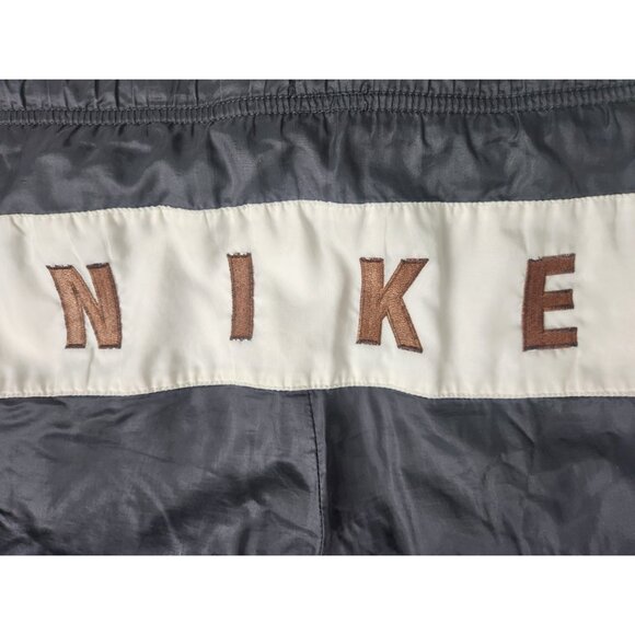 Vtg 90s Y2K Nike Mens Lined Swim Shorts Swoosh Men XXL Logo Pockets Drawstring - Picture 10 of 14